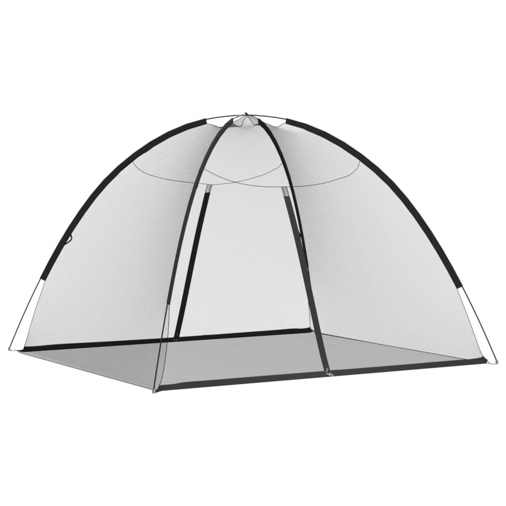 vidaXL Plasa țânțari Mongolia cu uși, 220 ochiuri negru 200x180x135 cm vidaXL Plasa țânțari Mongolia cu uși, 220 ochiuri negru 200x180x135 cm
