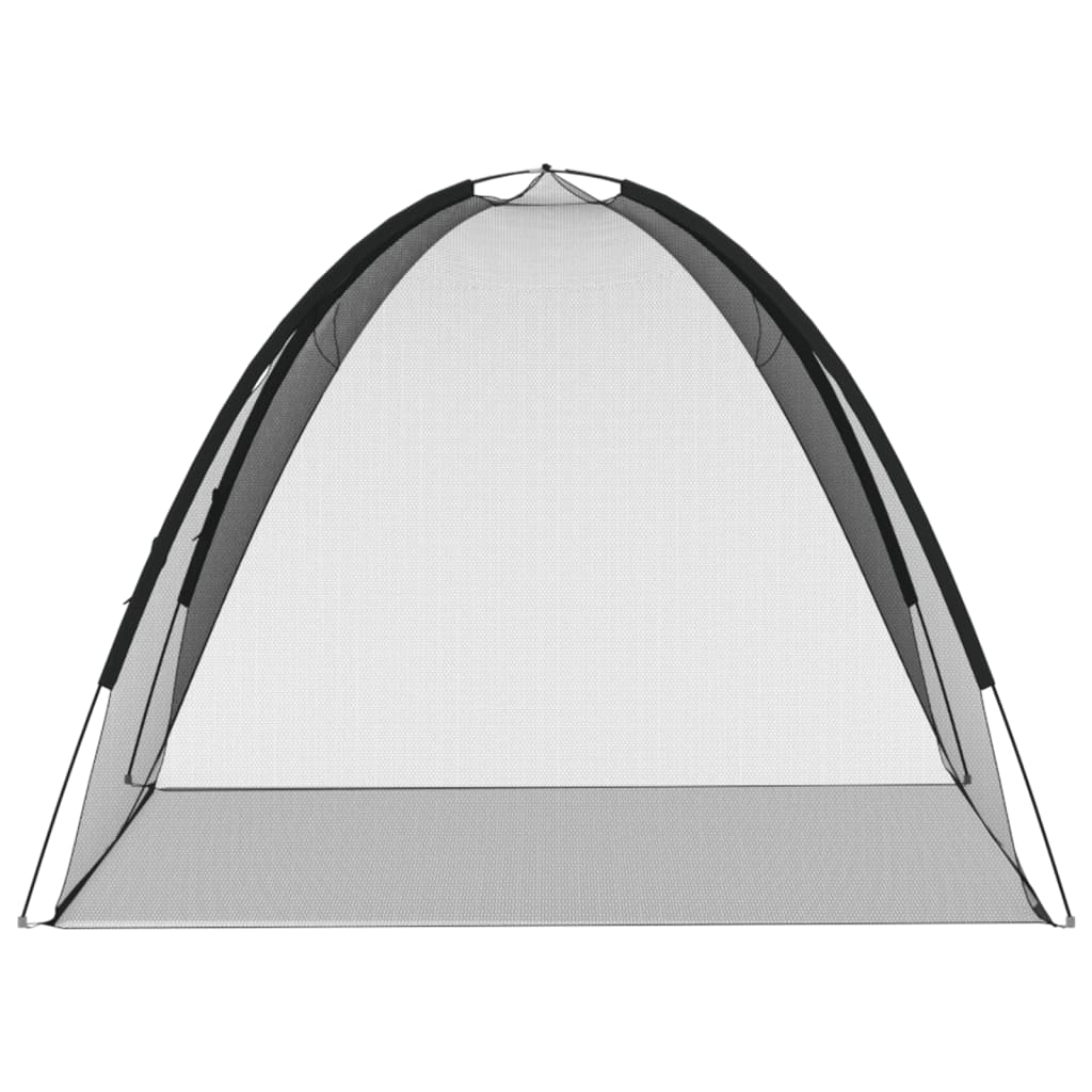 vidaXL Plasa țânțari Mongolia cu uși, 220 ochiuri negru 200x180x135 cm vidaXL Plasa țânțari Mongolia cu uși, 220 ochiuri negru 200x180x135 cm