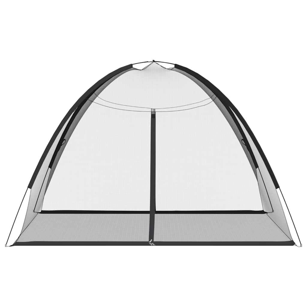 vidaXL Plasa țânțari Mongolia cu uși, 220 ochiuri negru 200x200x135 cm vidaXL Plasa țânțari Mongolia cu uși, 220 ochiuri negru 200x200x135 cm