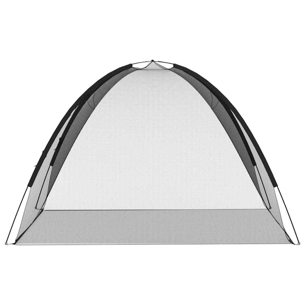 vidaXL Plasa țânțari Mongolia cu uși, 220 ochiuri negru 200x200x135 cm vidaXL Plasa țânțari Mongolia cu uși, 220 ochiuri negru 200x200x135 cm