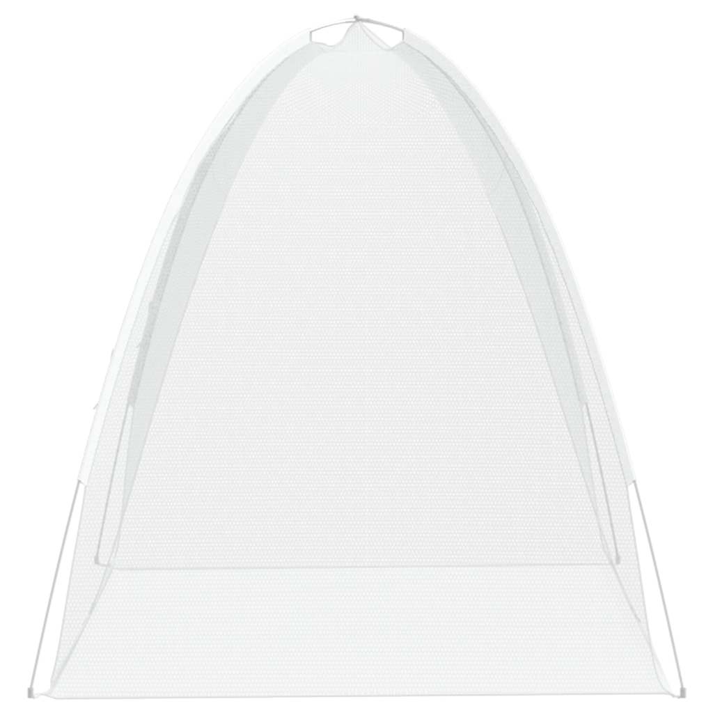 vidaXL Plasa țânțari Mongolia cu uși, 220 ochiuri alb 200x120x130 cm vidaXL Plasa țânțari Mongolia cu uși, 220 ochiuri alb 200x120x130 cm