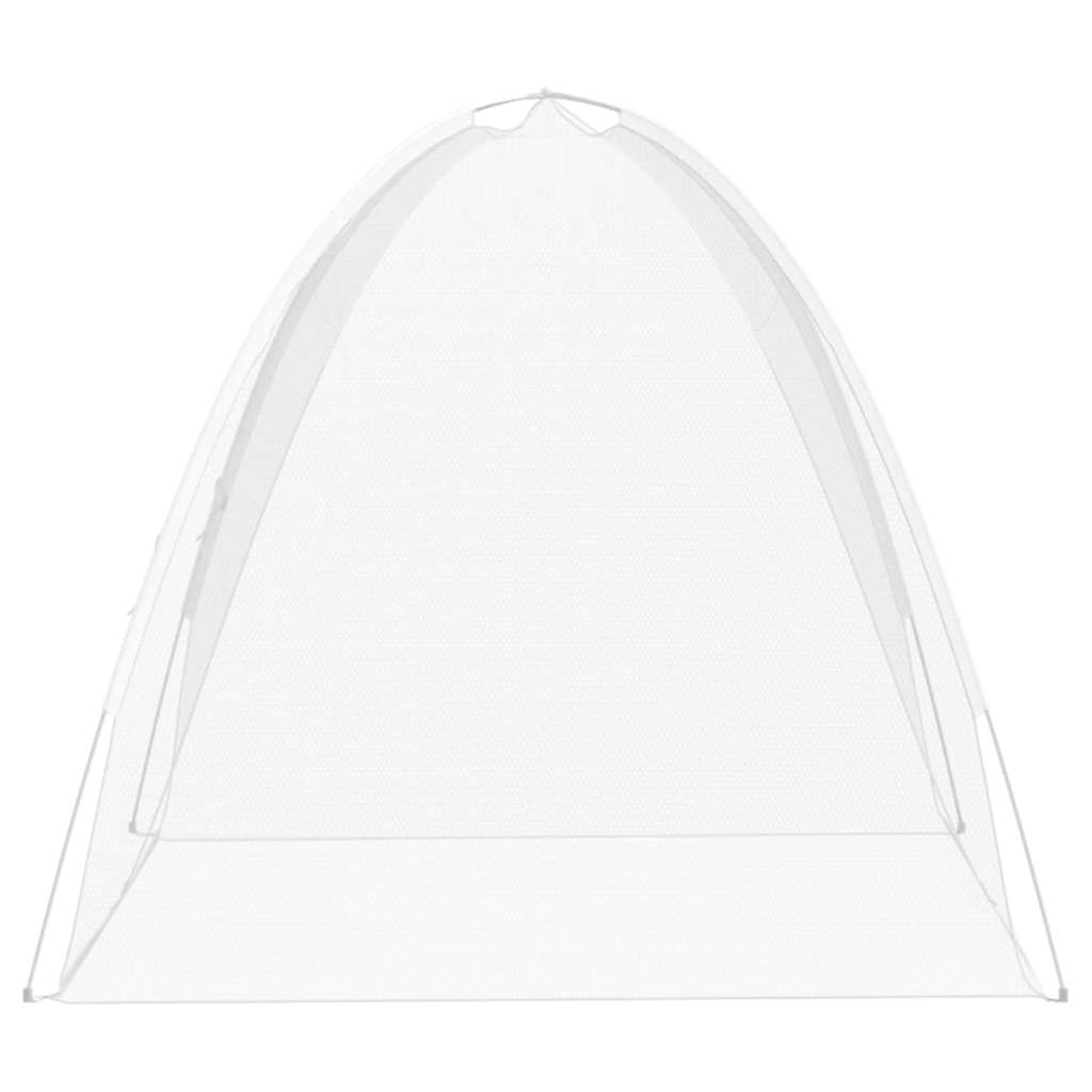 vidaXL Plasa țânțari Mongolia cu uși, 220 ochiuri alb 200x150x140 cm vidaXL Plasa țânțari Mongolia cu uși, 220 ochiuri alb 200x150x140 cm