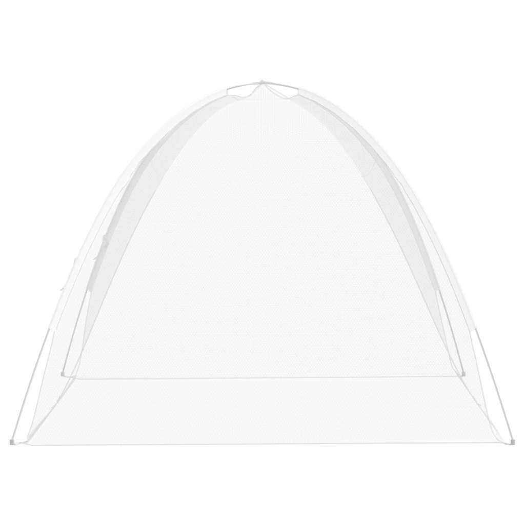 vidaXL Plasa țânțari Mongolia cu uși, 220 ochiuri alb 200x180x135 cm vidaXL Plasa țânțari Mongolia cu uși, 220 ochiuri alb 200x180x135 cm