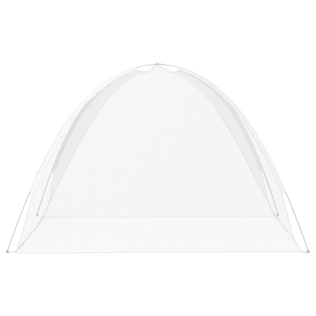 vidaXL Plasa țânțari Mongolia cu uși, 220 ochiuri alb 200x200x130 cm vidaXL Plasa țânțari Mongolia cu uși, 220 ochiuri alb 200x200x130 cm