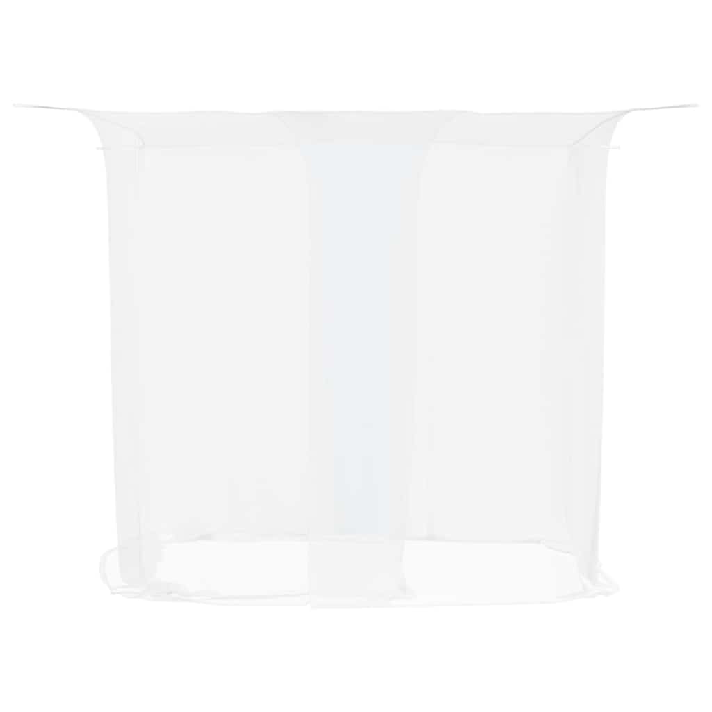 vidaXL Plasa de tantari suspendata 156 ochiuri alb 220x150x180 cm