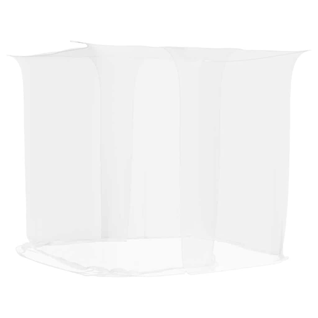 vidaXL Plasa de tantari suspendata 156 ochiuri alb 220x150x180 cm