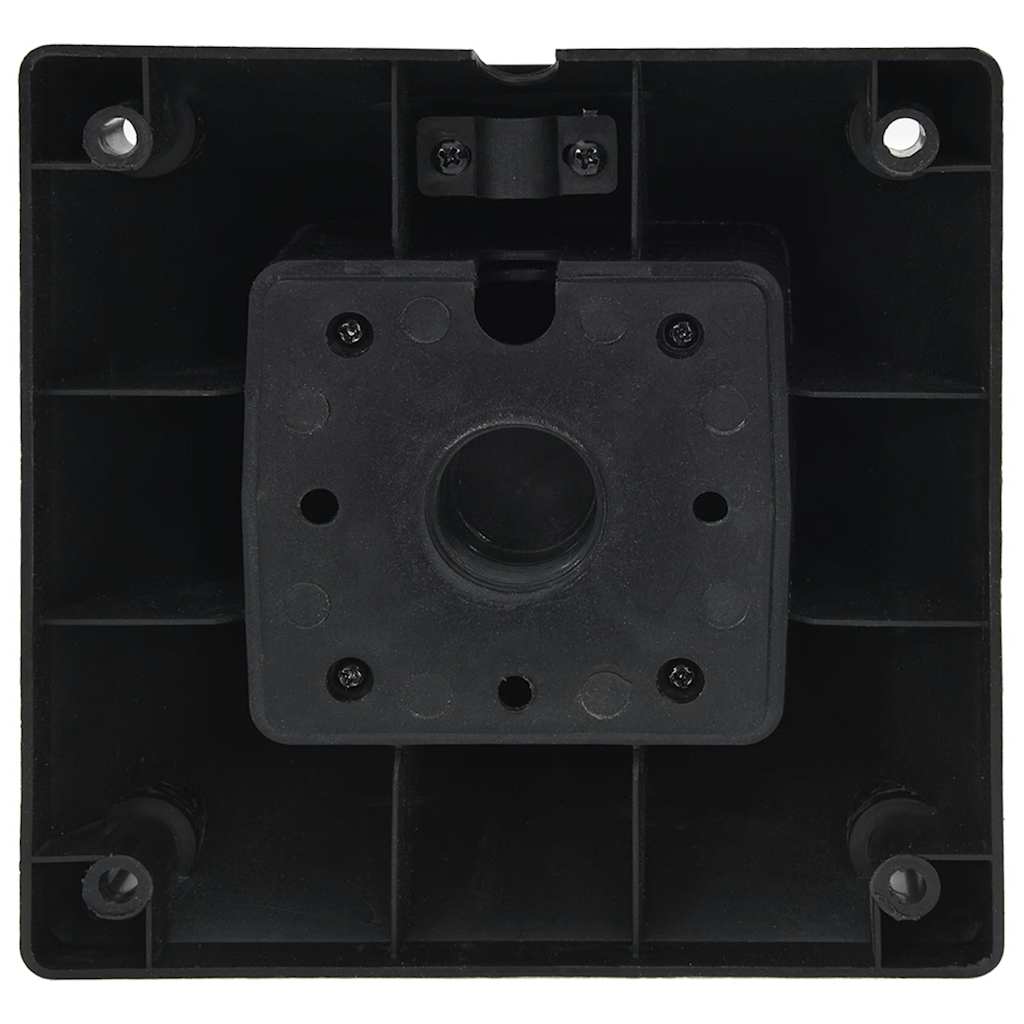vidaXL Coloană priză de exterior cu 4 căi, negru/verde, 16x16x39,5 cm vidaXL Coloană priză de exterior cu 4 căi, negru/verde, 16x16x39,5 cm