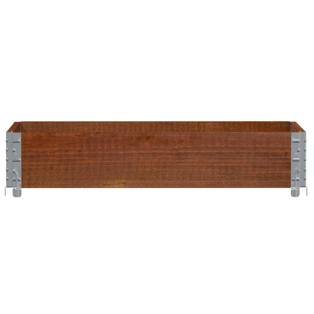 vidaXL Ramă pentru paleți, maro, 100x50 cm, lemn masiv de pin vidaXL Ramă pentru paleți, maro, 100x50 cm, lemn masiv de pin