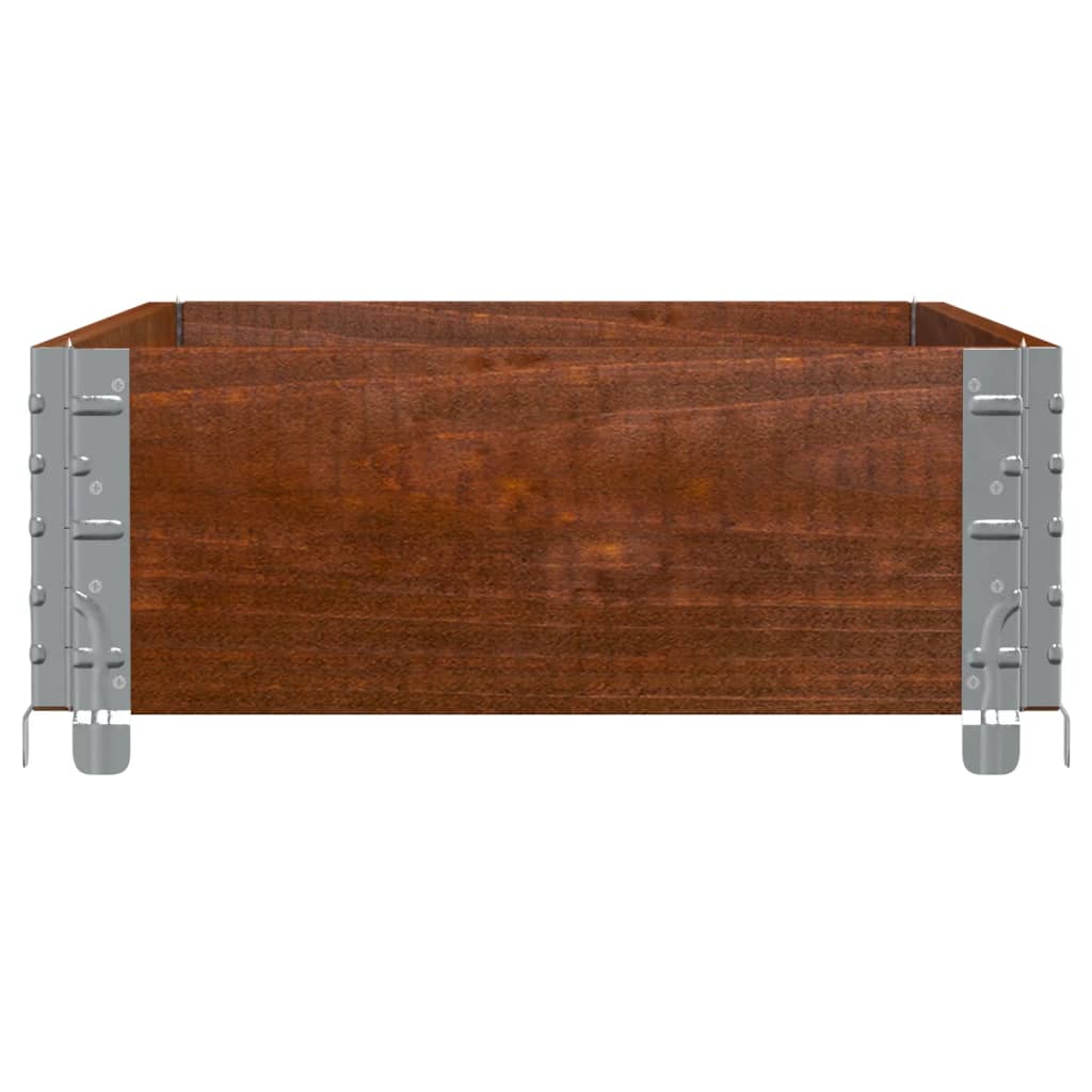 vidaXL Ramă pentru paleți, maro, 100x50 cm, lemn masiv de pin vidaXL Ramă pentru paleți, maro, 100x50 cm, lemn masiv de pin