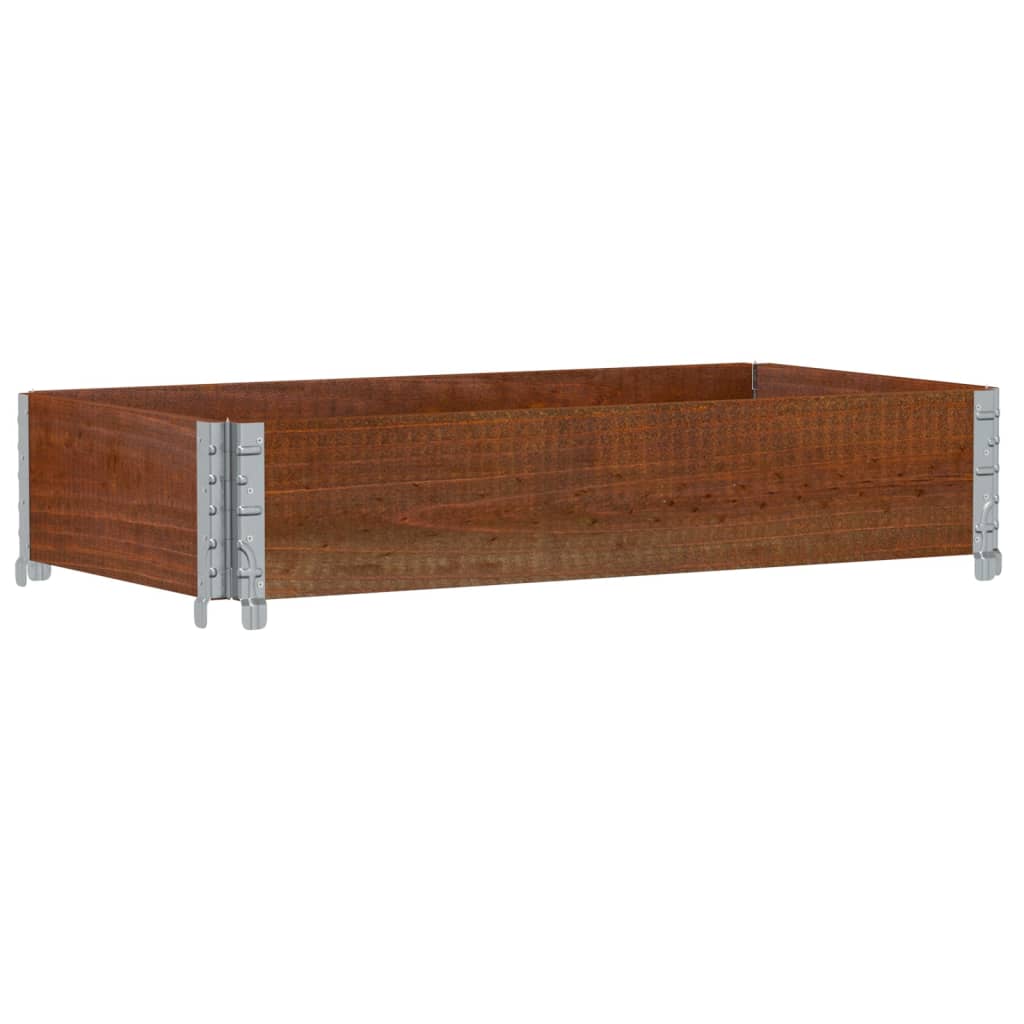 vidaXL Ramă pentru paleți, maro, 100x50 cm, lemn masiv de pin vidaXL Ramă pentru paleți, maro, 100x50 cm, lemn masiv de pin