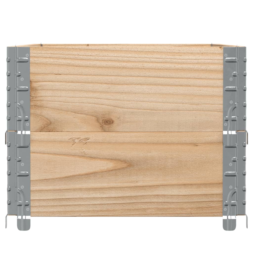vidaXL Rame pentru paleți, 2 buc., 100x50 cm, lemn masiv de pin vidaXL Rame pentru paleți, 2 buc., 100x50 cm, lemn masiv de pin