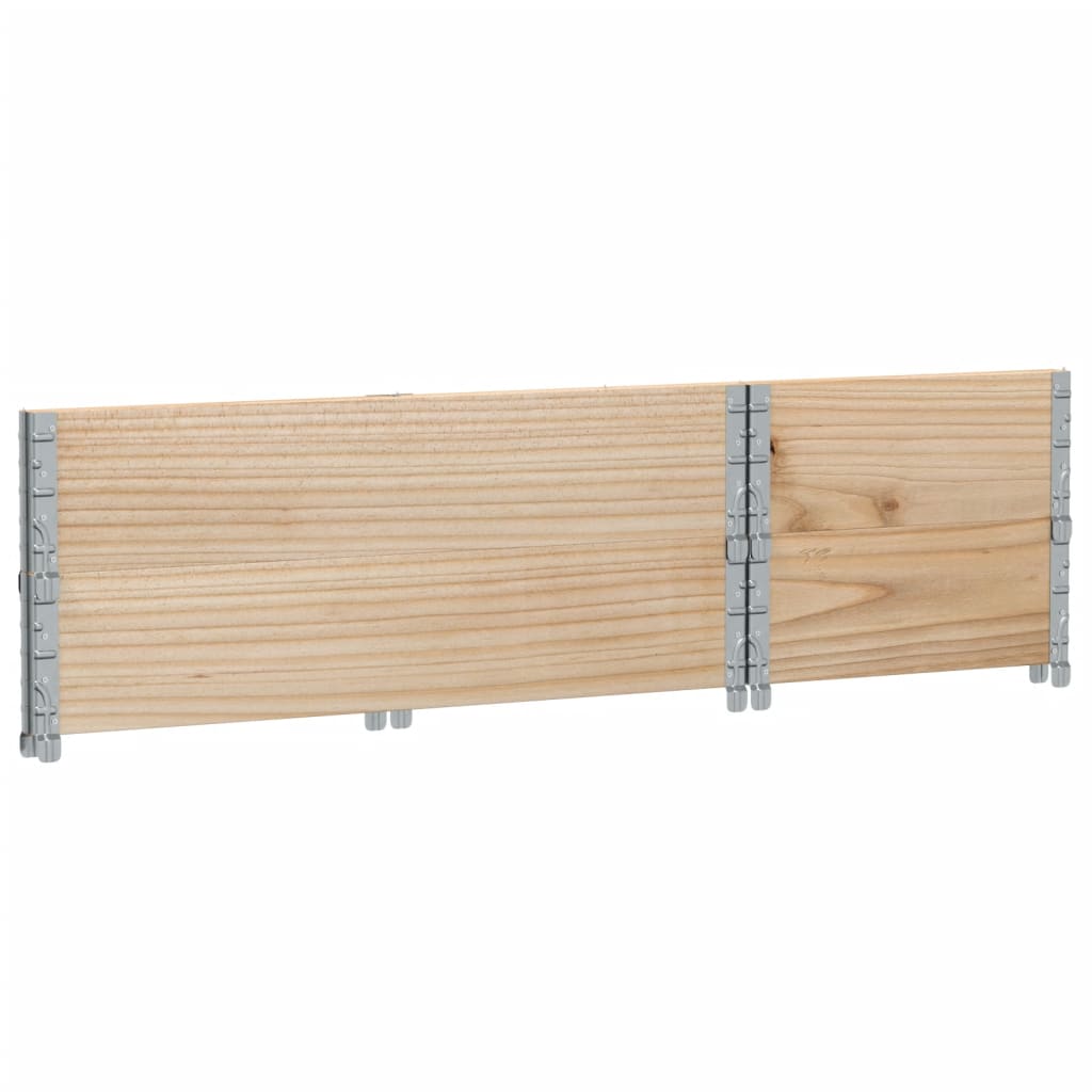 vidaXL Rame pentru paleți, 2 buc., 100x50 cm, lemn masiv de pin vidaXL Rame pentru paleți, 2 buc., 100x50 cm, lemn masiv de pin