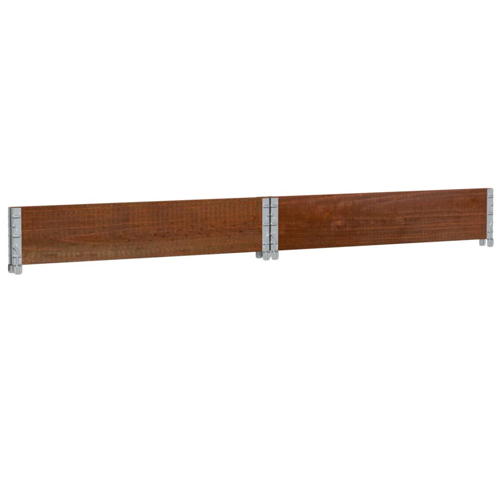 vidaXL Ramă pentru paleți, maro, 100x100 cm, lemn masiv pin vidaXL Ramă pentru paleți, maro, 100x100 cm, lemn masiv pin