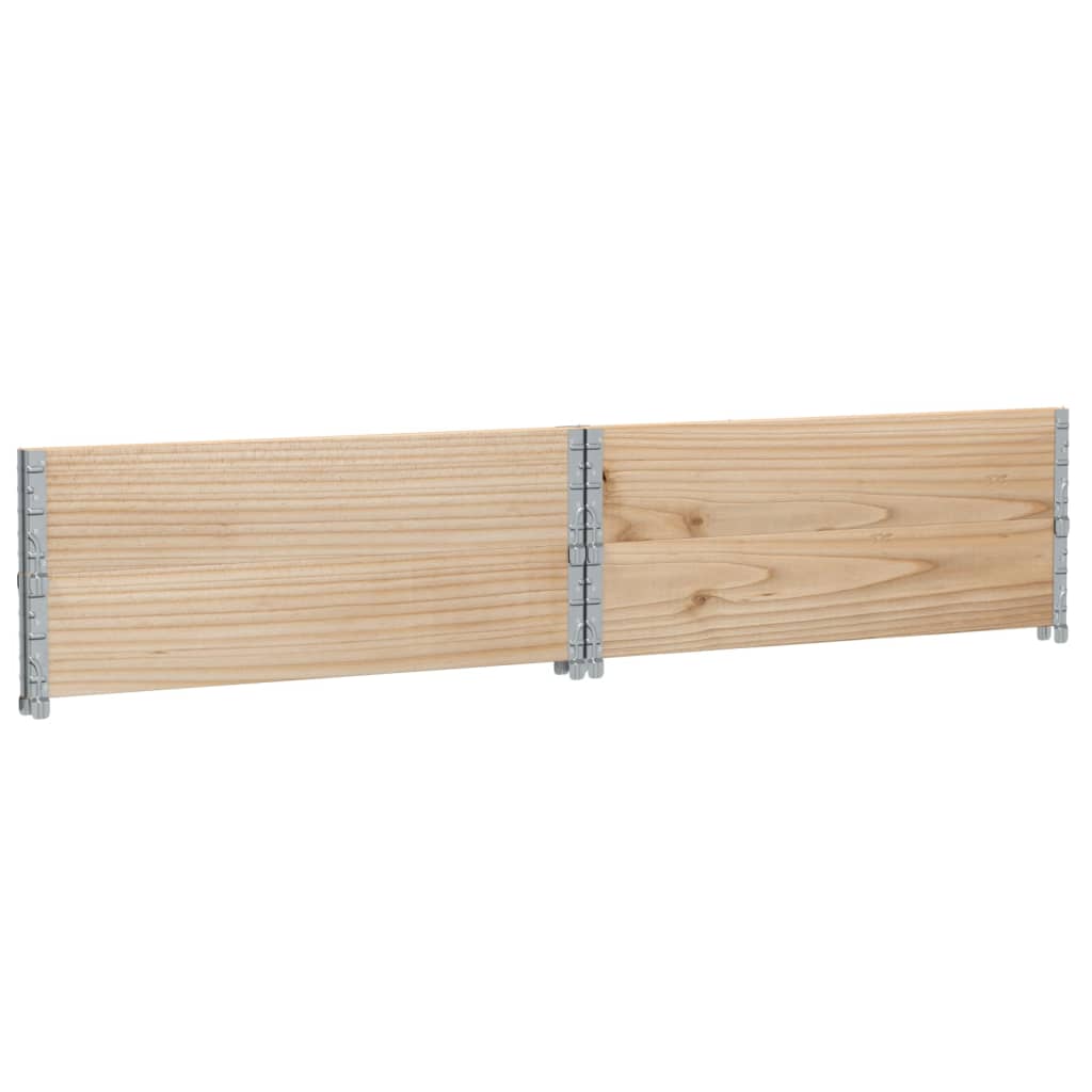 vidaXL Rame pentru paleți, 2 buc., 100x100 cm, lemn masiv de pin vidaXL Rame pentru paleți, 2 buc., 100x100 cm, lemn masiv de pin