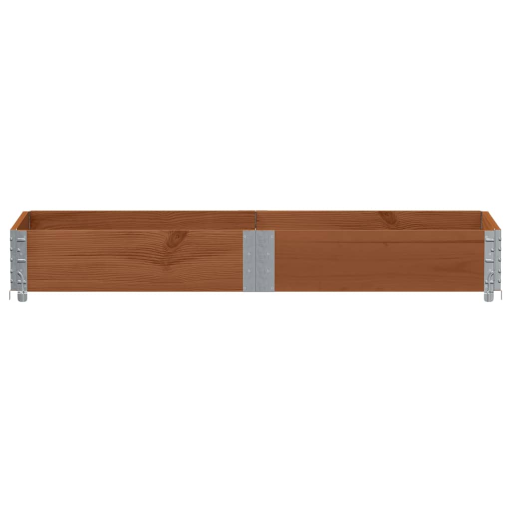 vidaXL Ramă pentru paleți, maro, 150x50 cm, lemn masiv de pin vidaXL Ramă pentru paleți, maro, 150x50 cm, lemn masiv de pin