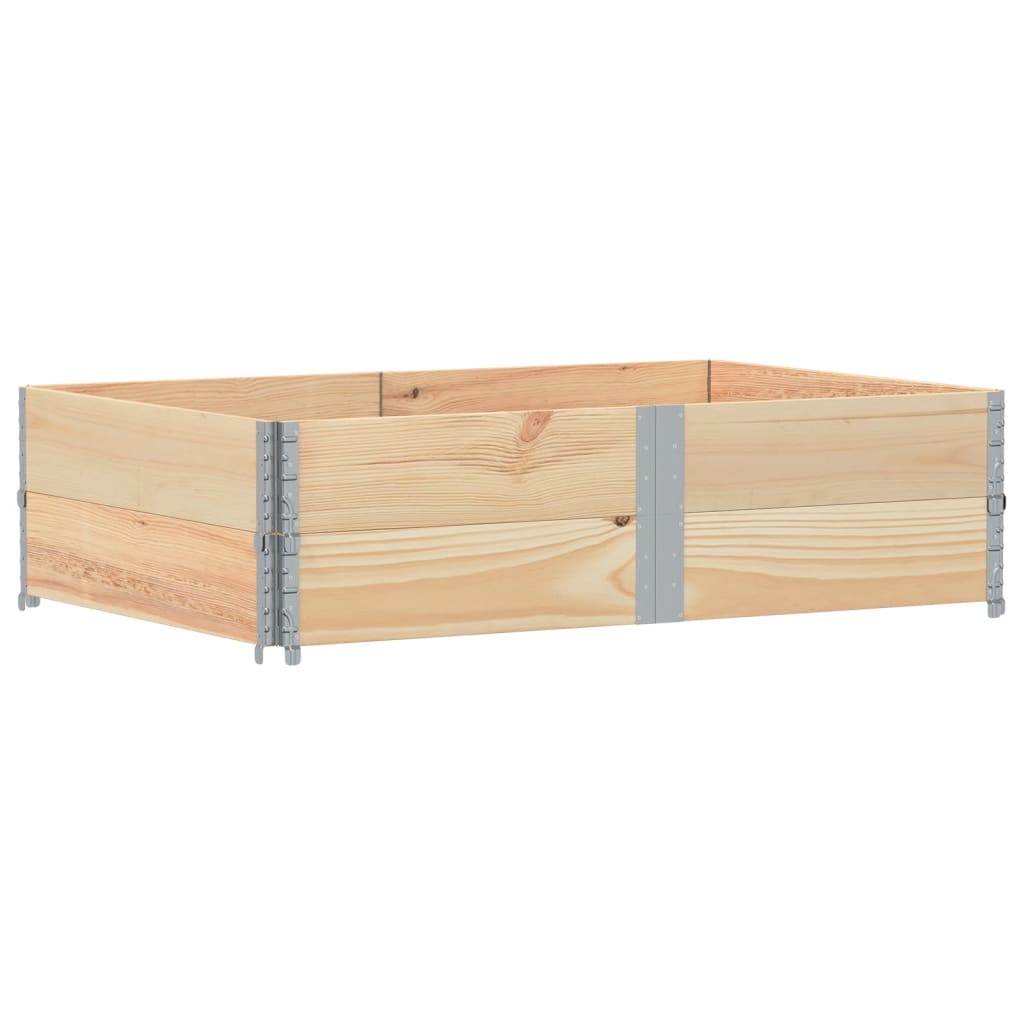 vidaXL Rame pentru paleți, 2 buc., 150x100 cm, lemn masiv de pin vidaXL Rame pentru paleți, 2 buc., 150x100 cm, lemn masiv de pin