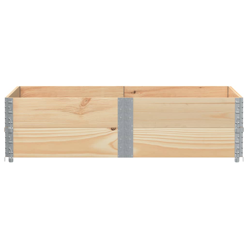 vidaXL Rame pentru paleți, 2 buc., 150x100 cm, lemn masiv de pin vidaXL Rame pentru paleți, 2 buc., 150x100 cm, lemn masiv de pin