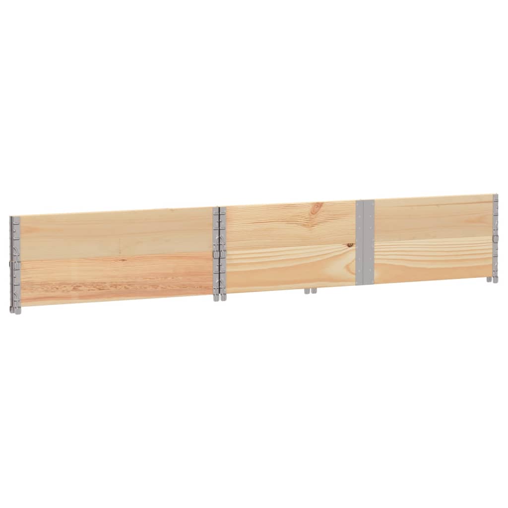 vidaXL Rame pentru paleți, 2 buc., 150x100 cm, lemn masiv de pin vidaXL Rame pentru paleți, 2 buc., 150x100 cm, lemn masiv de pin