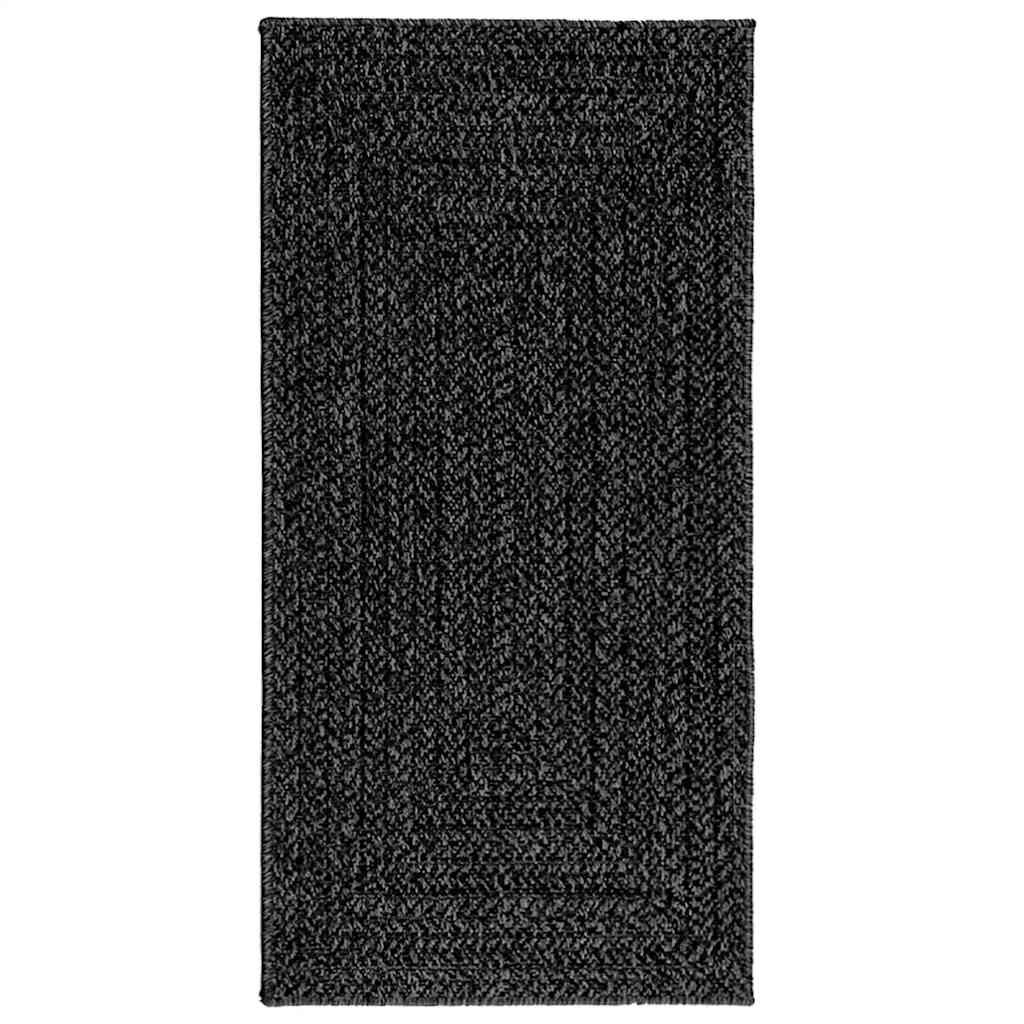 vidaXL Covor „ZIZUR” Antracit aspect iuta pentru interior și exterior vidaXL Covor „ZIZUR” Antracit aspect iuta pentru interior și exterior