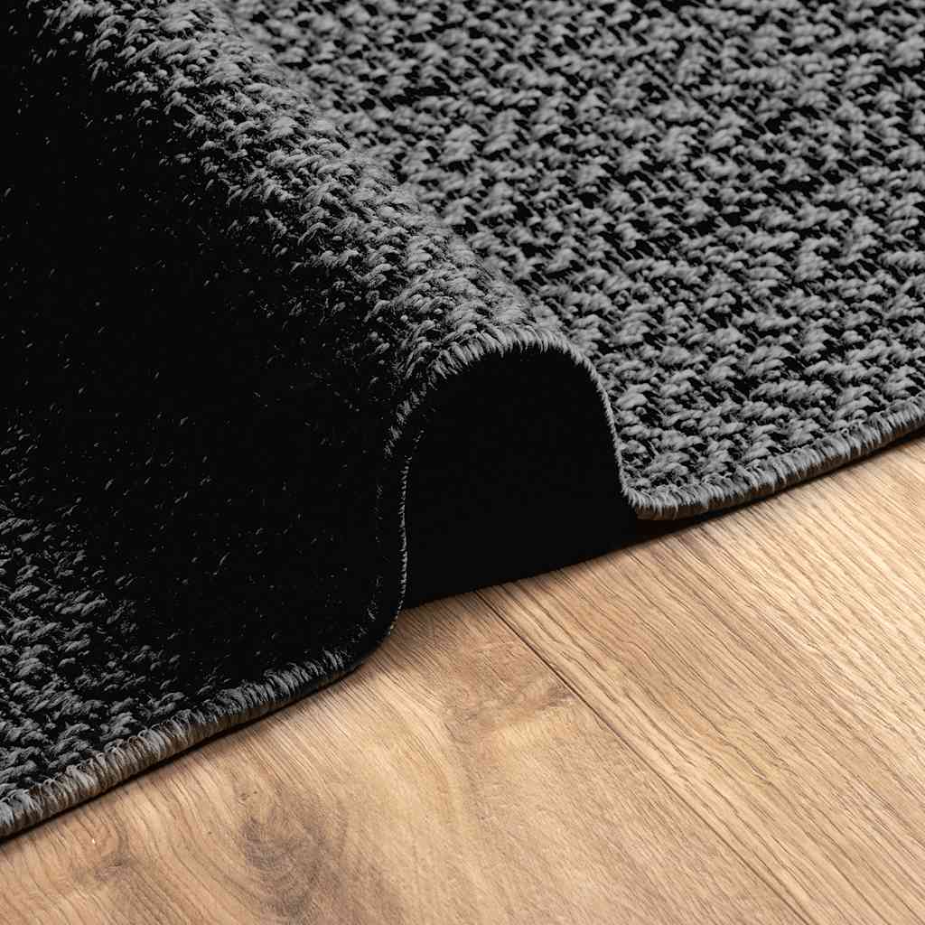 vidaXL Covor „ZIZUR” Antracit aspect iuta pentru interior și exterior vidaXL Covor „ZIZUR” Antracit aspect iuta pentru interior și exterior