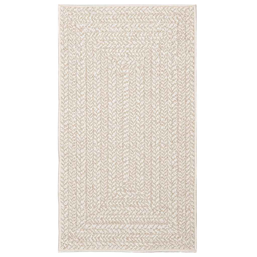 vidaXL Covor „ZIZUR” crem aspect iuta pentru interior și exterior vidaXL Covor „ZIZUR” crem aspect iuta pentru interior și exterior