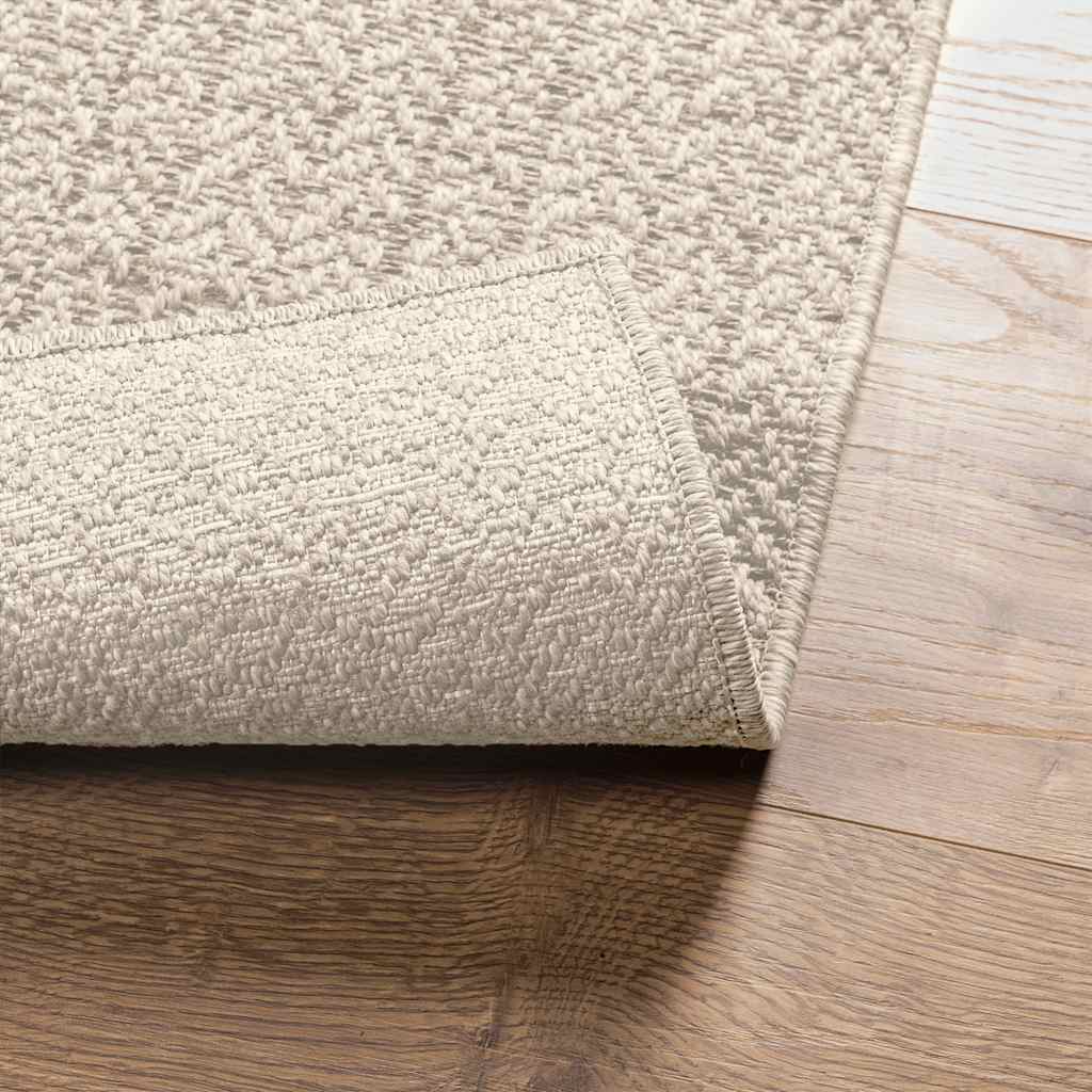 vidaXL Covor „ZIZUR” crem aspect iută pentru interior și exterior vidaXL Covor „ZIZUR” crem aspect iută pentru interior și exterior