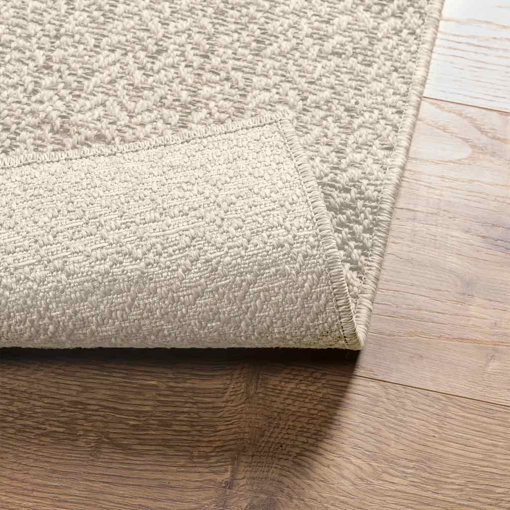 vidaXL Covor „ZIZUR” crem aspect iută pentru interior și exterior vidaXL Covor „ZIZUR” crem aspect iută pentru interior și exterior