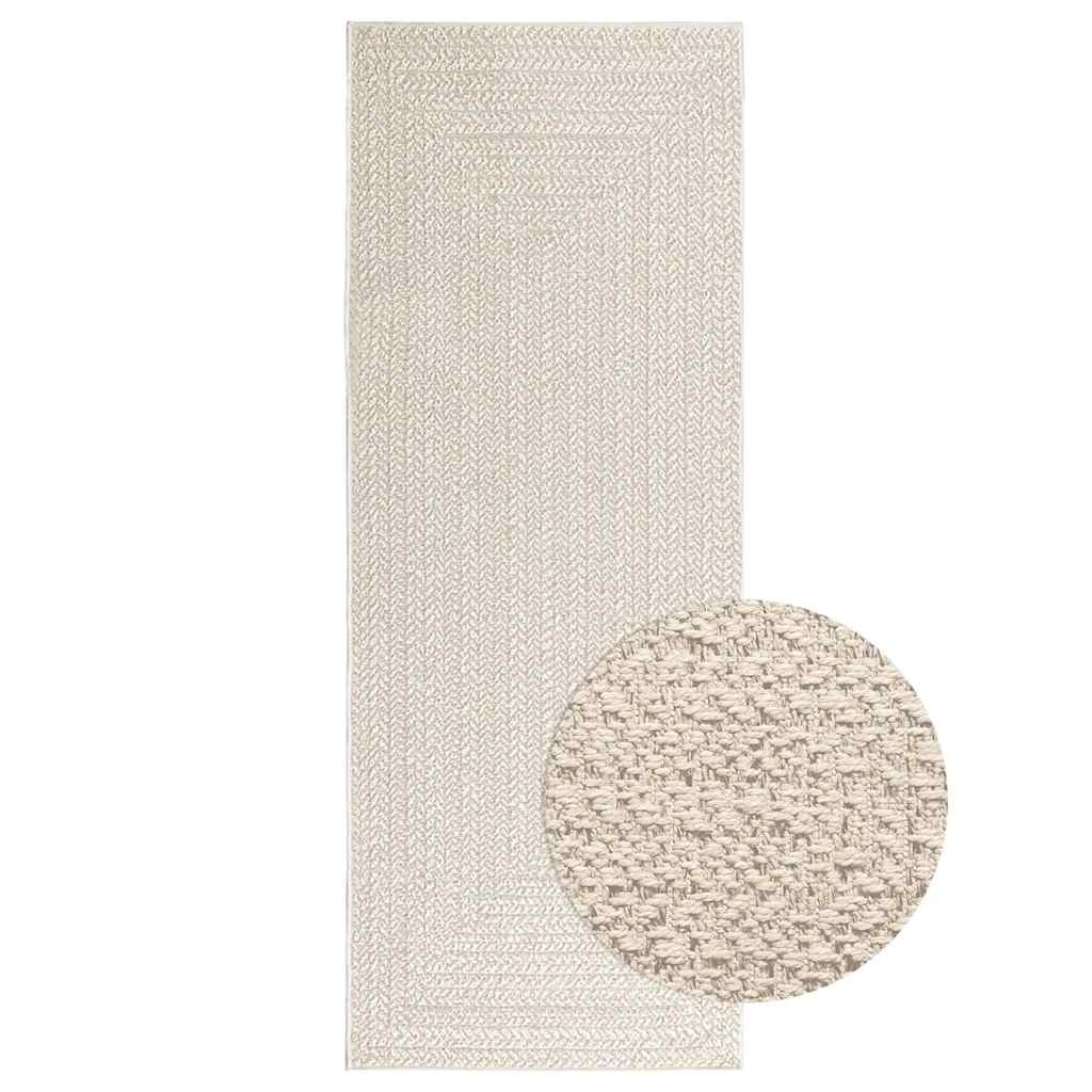 vidaXL Covor „ZIZUR” crem aspect iută pentru interior și exterior vidaXL Covor „ZIZUR” crem aspect iută pentru interior și exterior