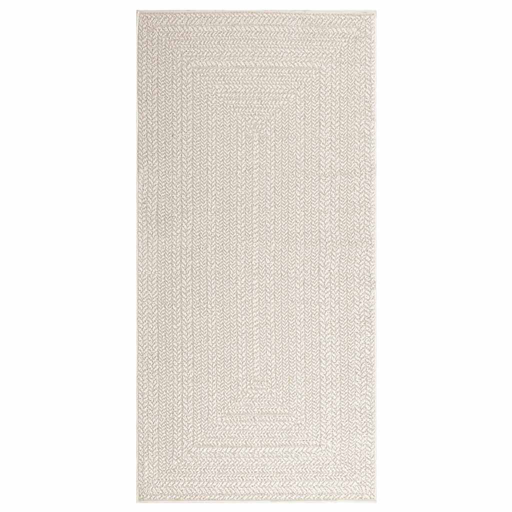 vidaXL Covor „ZIZUR” crem aspect iută pentru interior și exterior vidaXL Covor „ZIZUR” crem aspect iută pentru interior și exterior