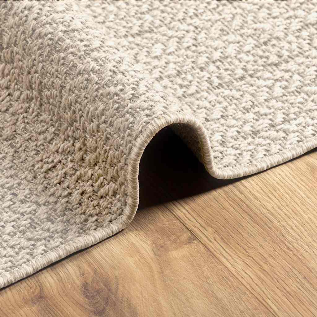 vidaXL Covor „ZIZUR” crem aspect iută pentru interior și exterior vidaXL Covor „ZIZUR” crem aspect iută pentru interior și exterior