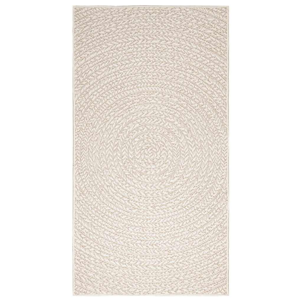 vidaXL Covor „ZIZUR” crem aspect iută pentru interior și exterior vidaXL Covor „ZIZUR” crem aspect iută pentru interior și exterior