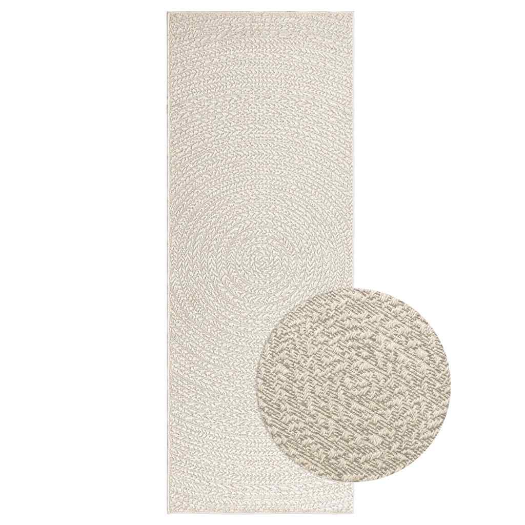 vidaXL Covor „ZIZUR” crem aspect iută pentru interior și exterior vidaXL Covor „ZIZUR” crem aspect iută pentru interior și exterior