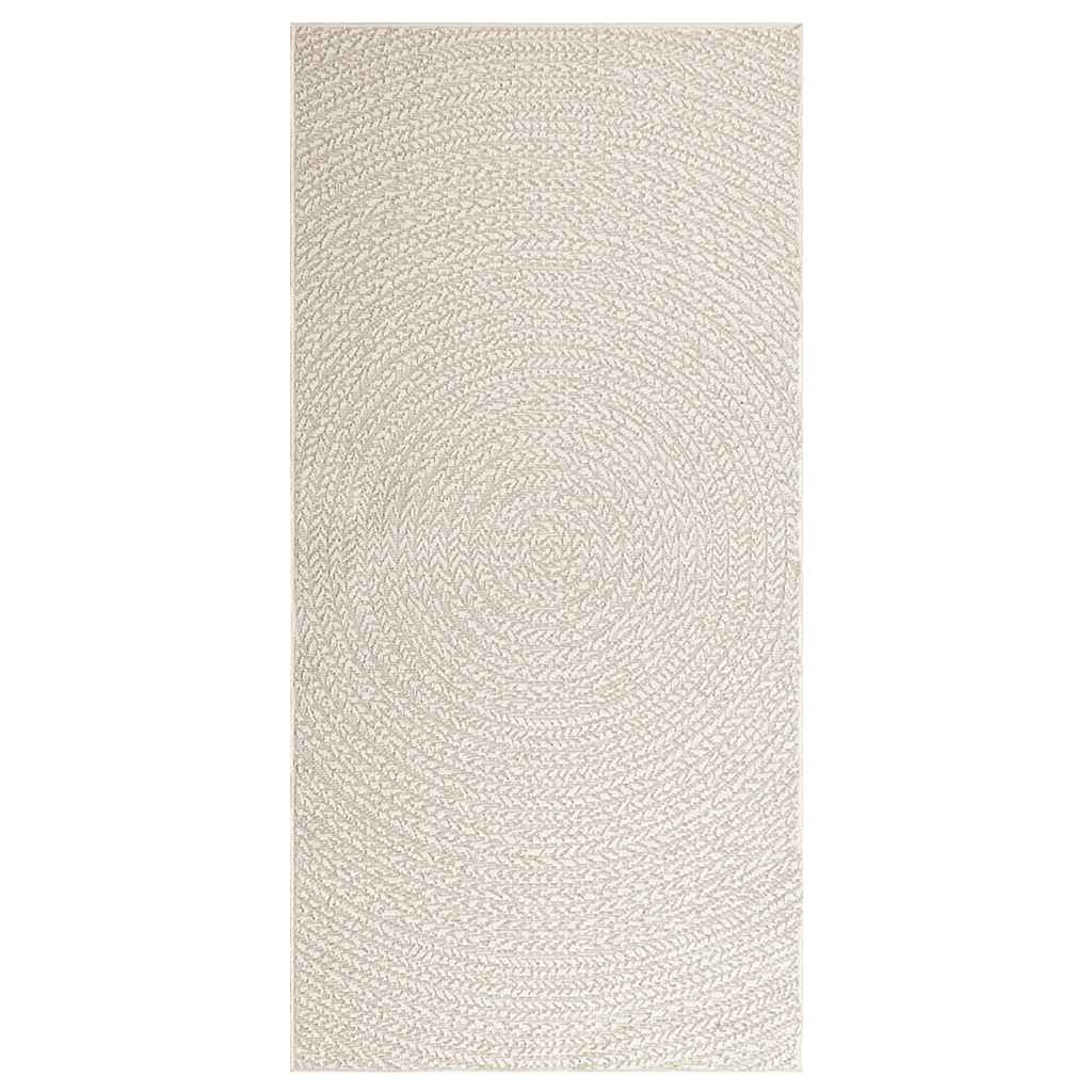 vidaXL Covor „ZIZUR” crem aspect iută pentru interior și exterior vidaXL Covor „ZIZUR” crem aspect iută pentru interior și exterior