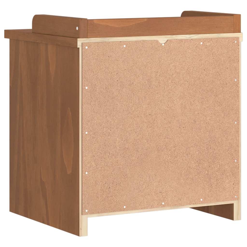 vidaXL Bancă pentru hol „SANDNES” 45x40x50 cm din lemn masiv de pin