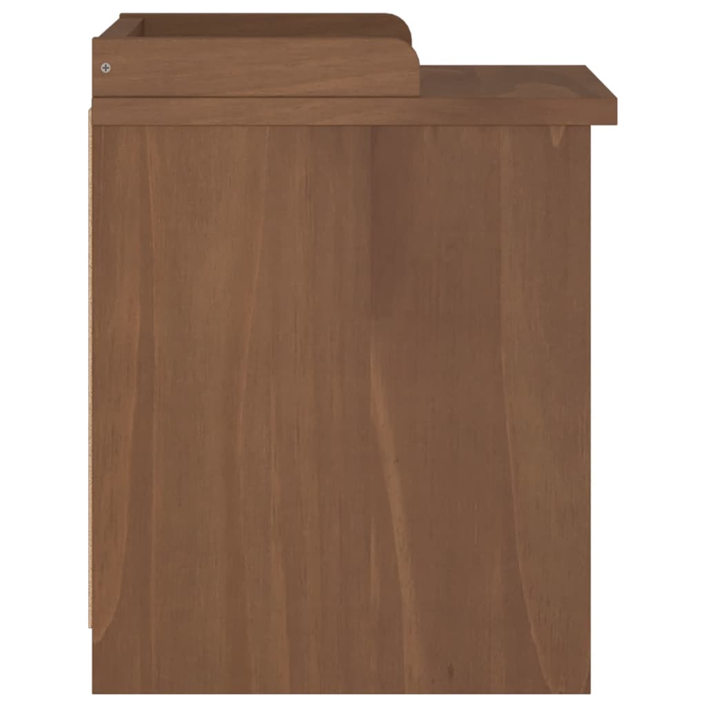 vidaXL Bancă pentru hol „SANDNES” 45x40x50 cm din lemn masiv de pin