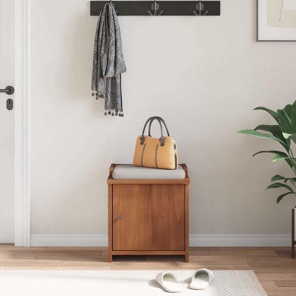 vidaXL Bancă pentru hol „SANDNES” 45x40x50 cm din lemn masiv de pin