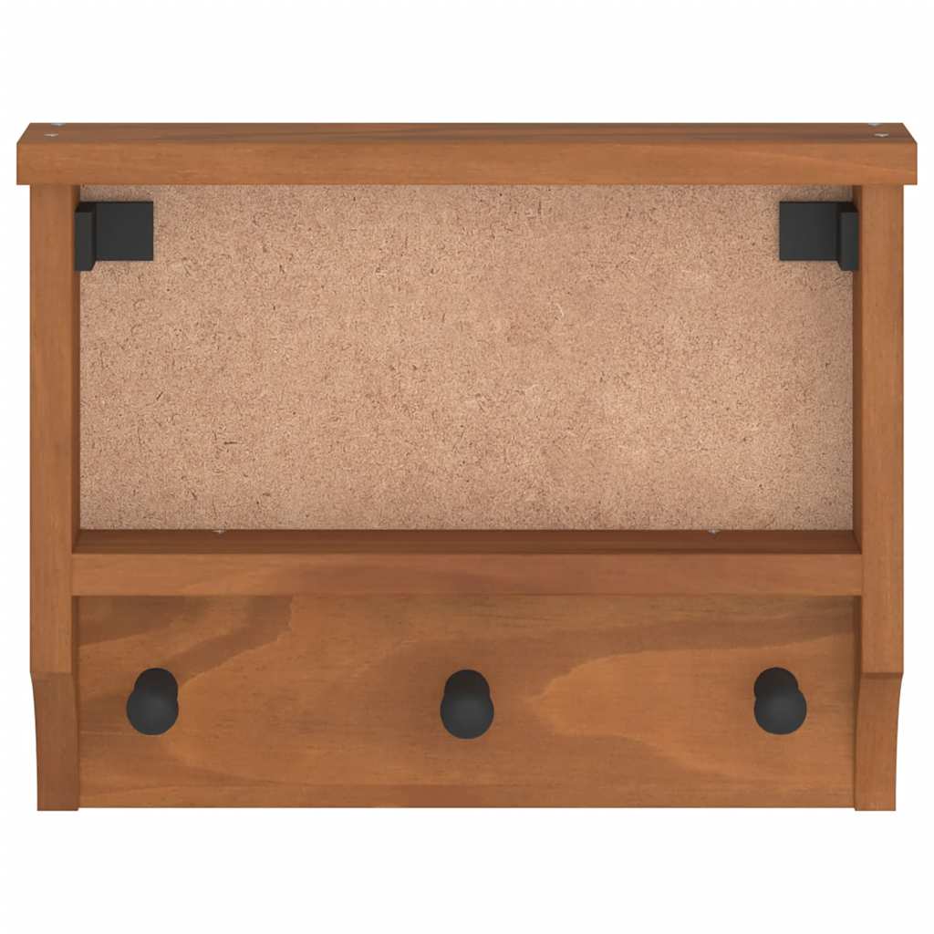vidaXL Suport pentru haine "SANDNES" 45x12x35 cm, lemn masiv de pin vidaXL Suport pentru haine "SANDNES" 45x12x35 cm, lemn masiv de pin