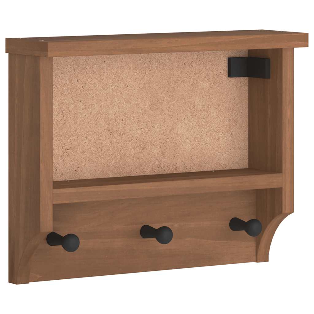 vidaXL Suport pentru haine "SANDNES" 45x12x35 cm, lemn masiv de pin vidaXL Suport pentru haine "SANDNES" 45x12x35 cm, lemn masiv de pin