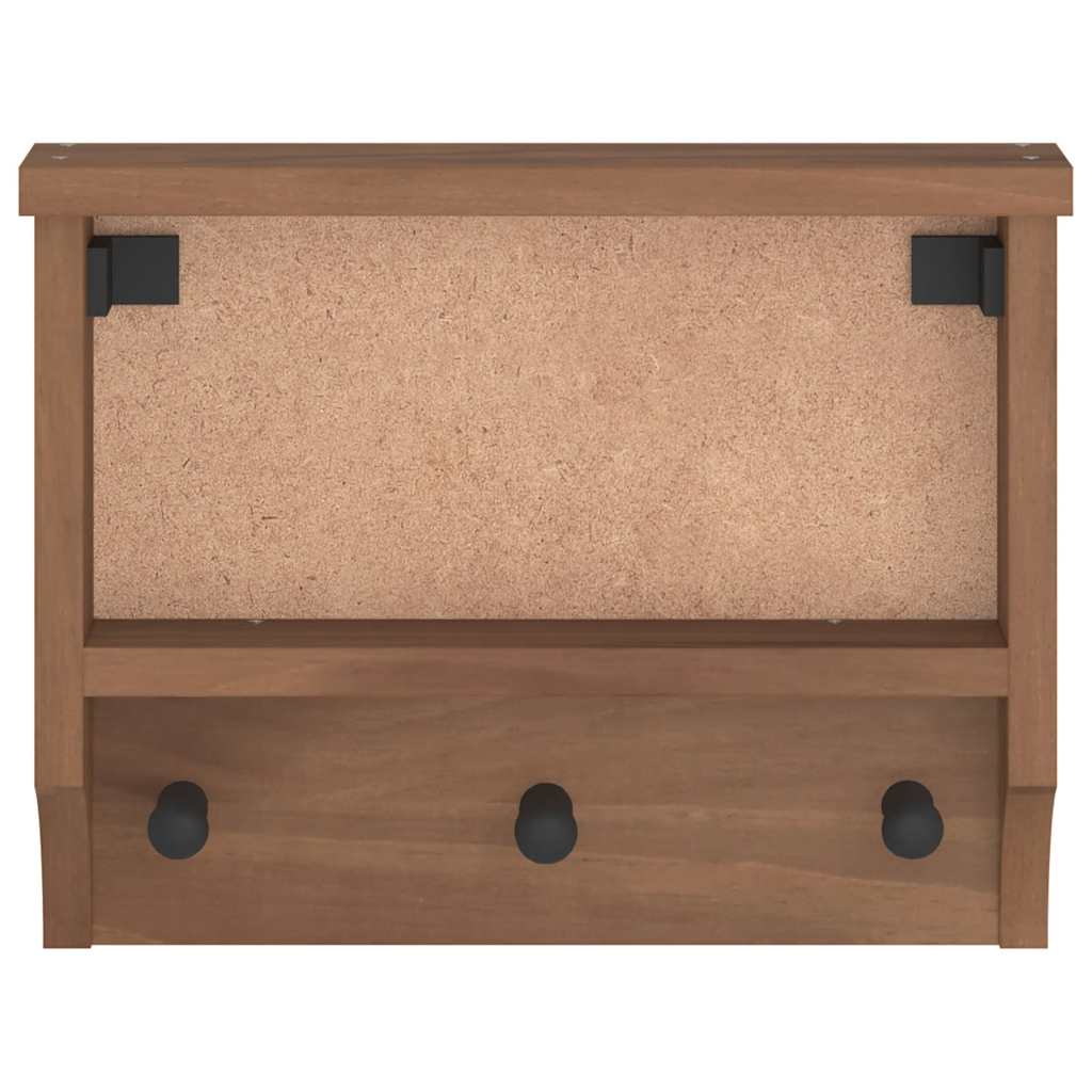 vidaXL Suport pentru haine "SANDNES" 45x12x35 cm, lemn masiv de pin vidaXL Suport pentru haine "SANDNES" 45x12x35 cm, lemn masiv de pin