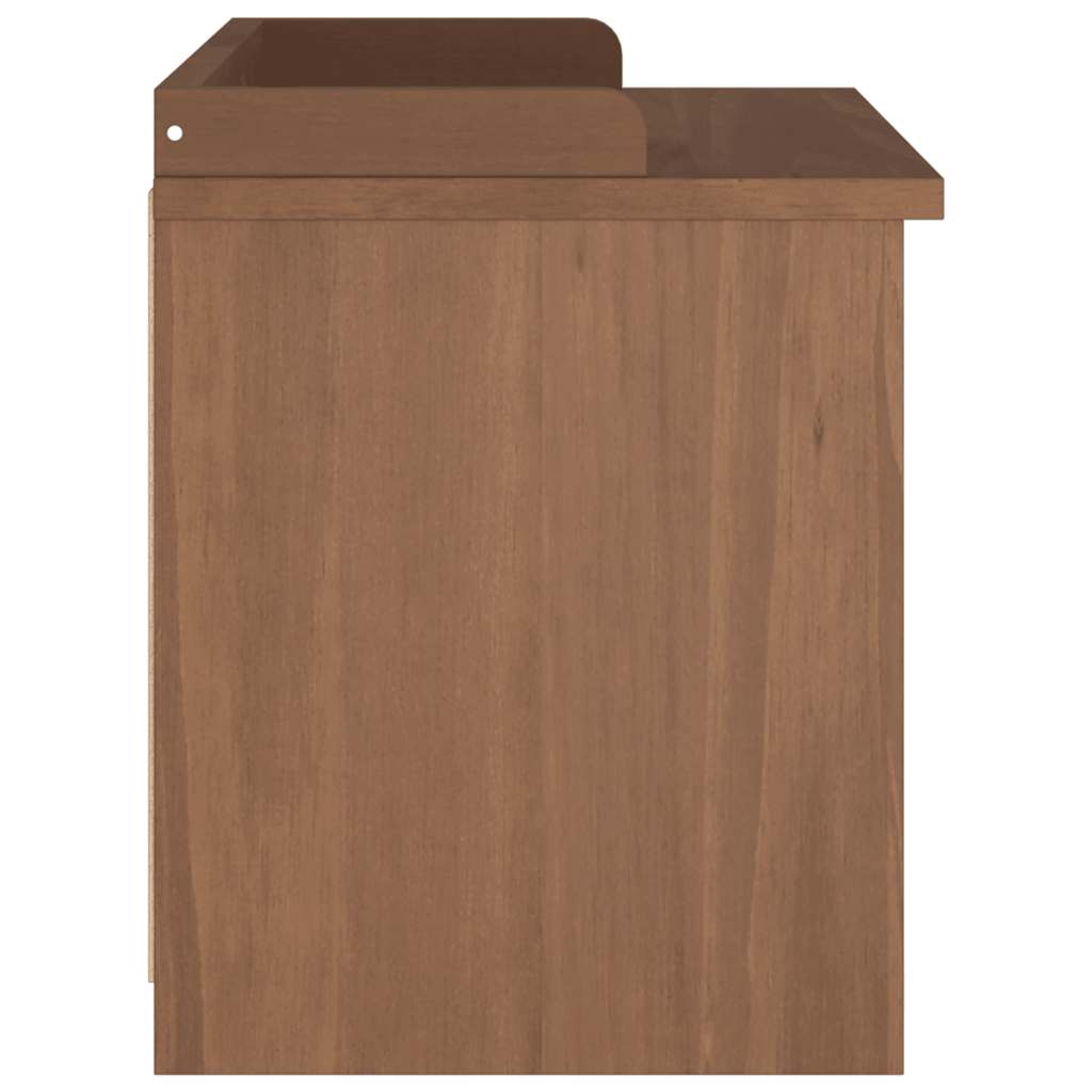 vidaXL Bancă pentru hol „SANDNES” 87x40x50 cm din lemn masiv de pin