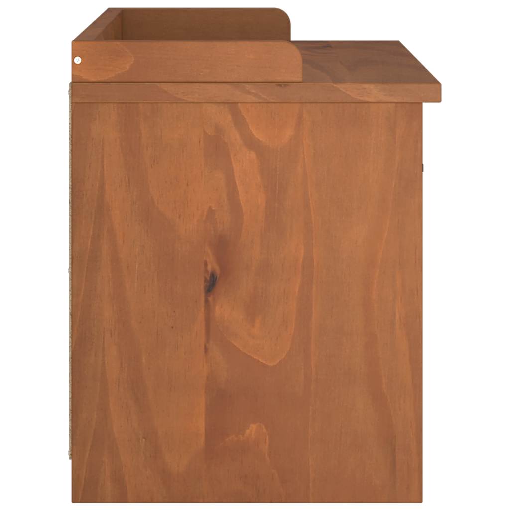 vidaXL Bancă pentru hol „SANDNES” 87x40x50 cm din lemn masiv de pin