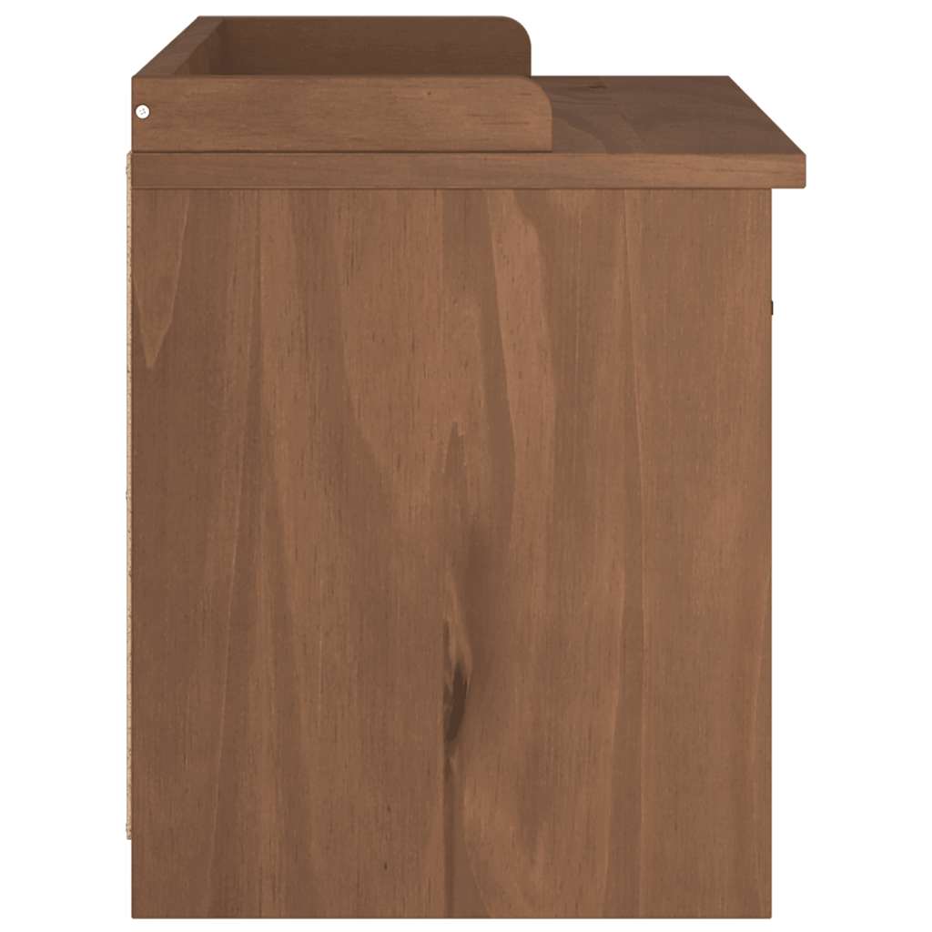 vidaXL Bancă pentru hol „SANDNES” 87x40x50 cm din lemn masiv de pin