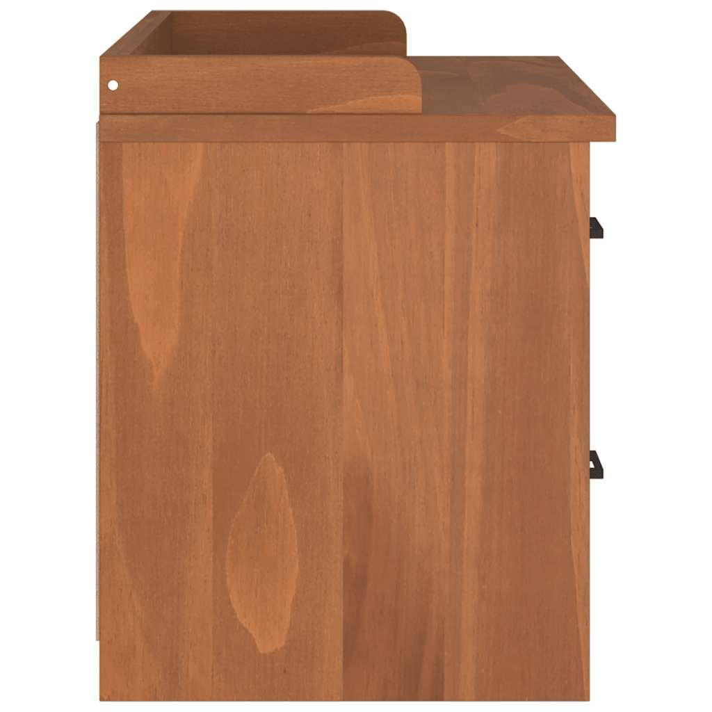 vidaXL Bancă pentru hol „SANDNES” 87x40x50 cm din lemn masiv de pin