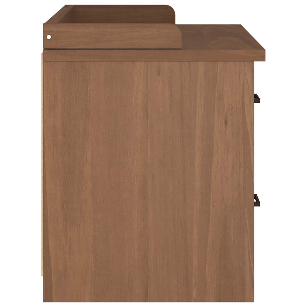 vidaXL Bancă pentru hol „SANDNES” 87x40x50 cm din lemn masiv de pin