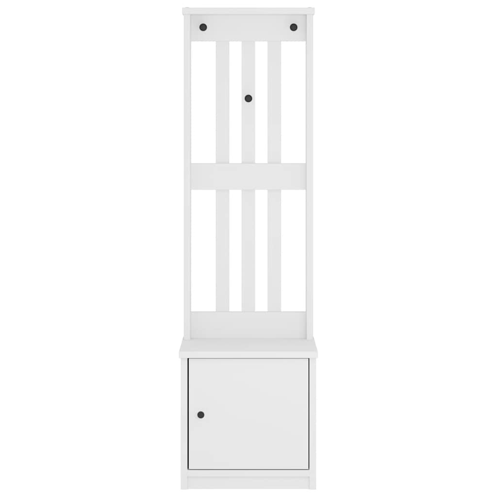 vidaXL Arborele „SANDNES” alb 45x40x159,5 cm lemn masiv de pin vidaXL Arborele „SANDNES” alb 45x40x159,5 cm lemn masiv de pin