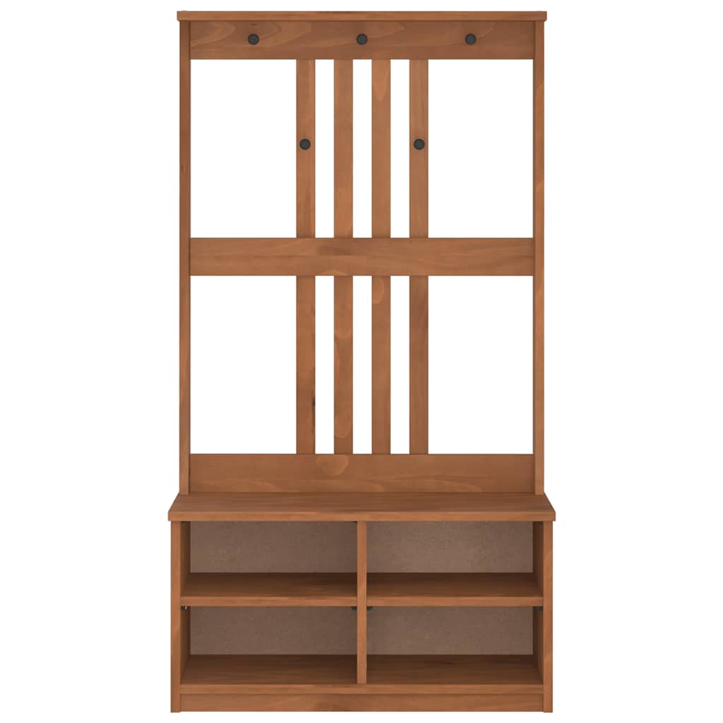 vidaXL Arborele „SANDNES” 87x40x159,5 cm din lemn masiv de pin vidaXL Arborele „SANDNES” 87x40x159,5 cm din lemn masiv de pin