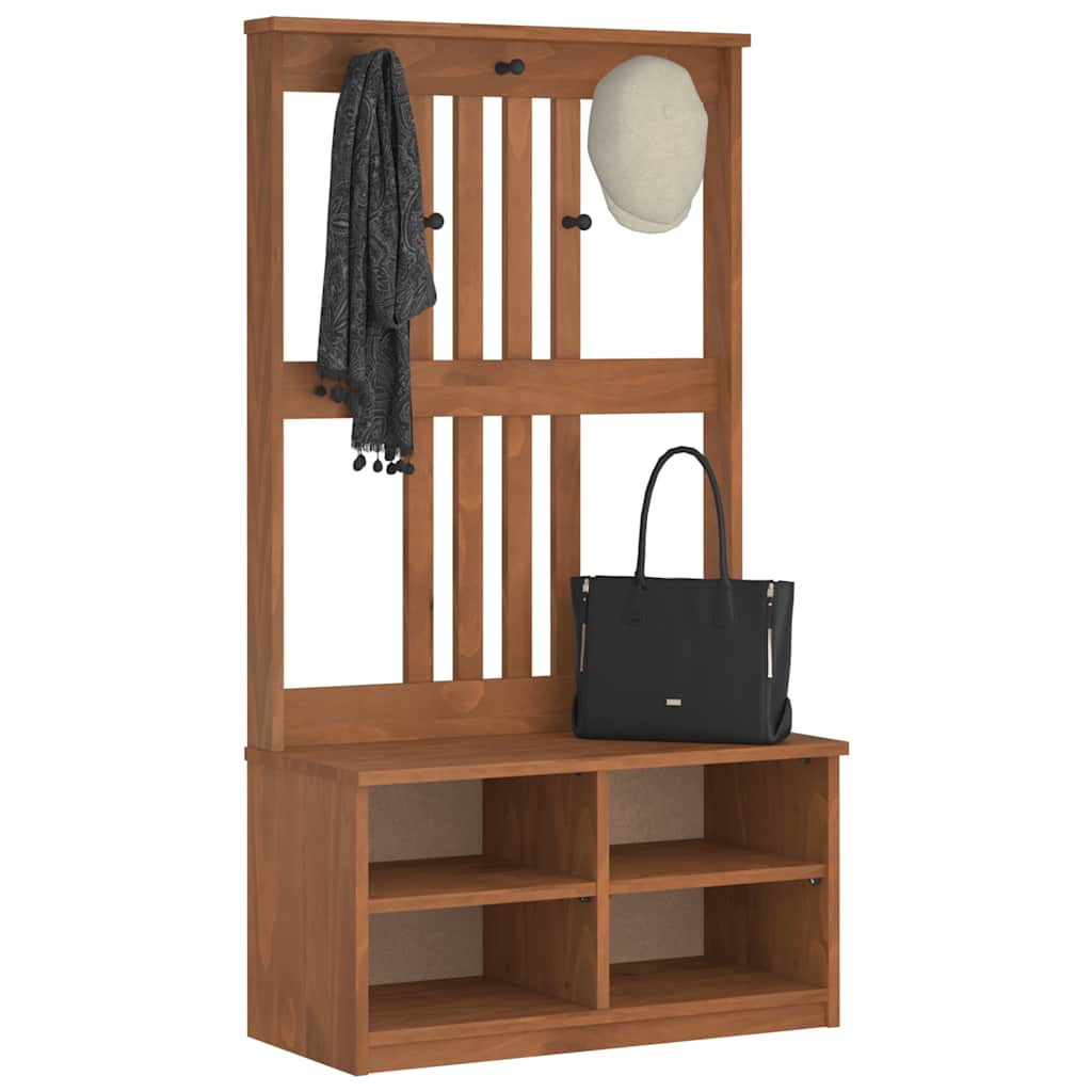 vidaXL Arborele „SANDNES” 87x40x159,5 cm din lemn masiv de pin vidaXL Arborele „SANDNES” 87x40x159,5 cm din lemn masiv de pin