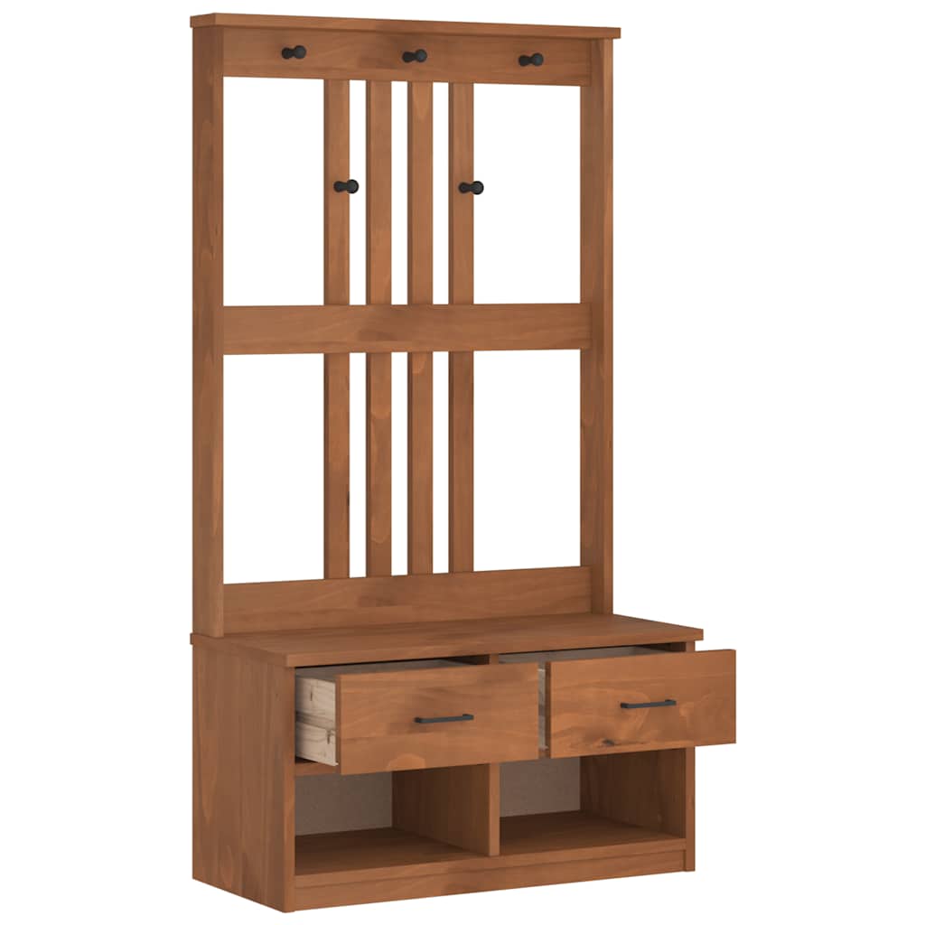 vidaXL Arborele „SANDNES” 87x40x159,5 cm din lemn masiv de pin vidaXL Arborele „SANDNES” 87x40x159,5 cm din lemn masiv de pin
