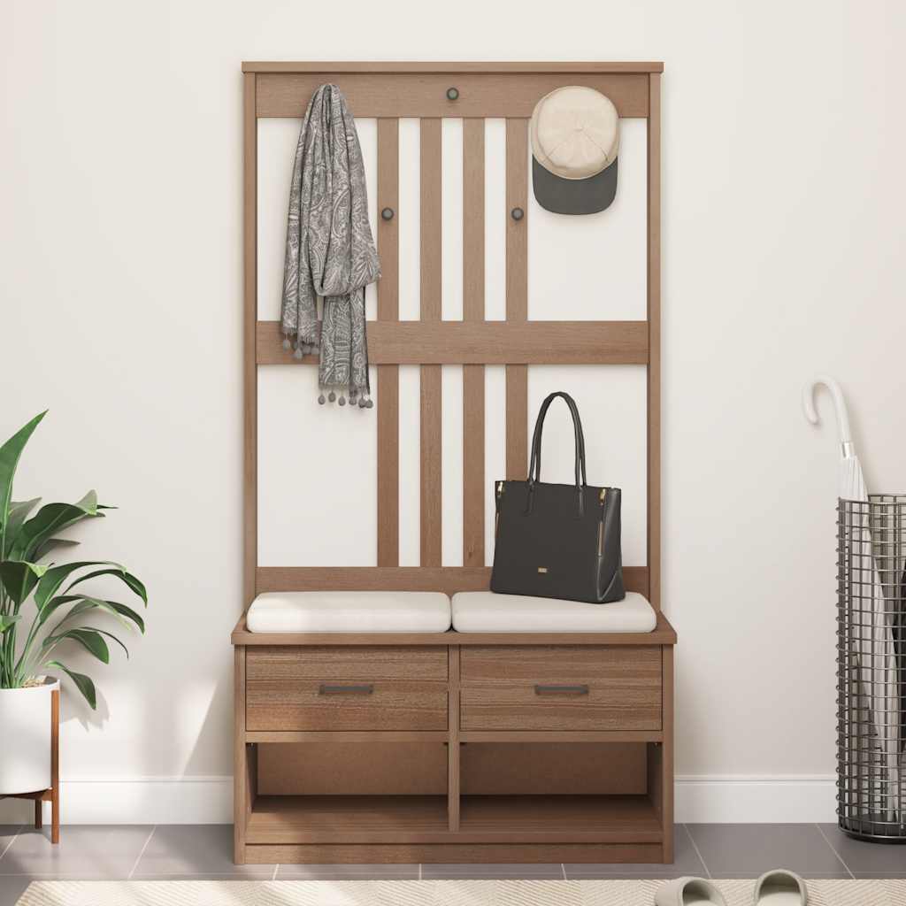 vidaXL Arborele „SANDNES” 87x40x159,5 cm din lemn masiv de pin vidaXL Arborele „SANDNES” 87x40x159,5 cm din lemn masiv de pin