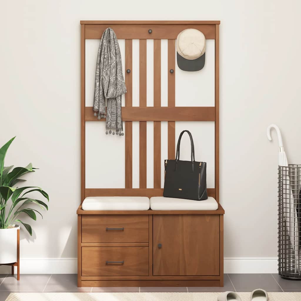 vidaXL Arborele „SANDNES” 87x40x159,5 cm din lemn masiv de pin vidaXL Arborele „SANDNES” 87x40x159,5 cm din lemn masiv de pin